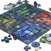 El tablero de Wiz-War al completo