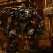En el taller, ¡que los battlemech no se arreglan solos!